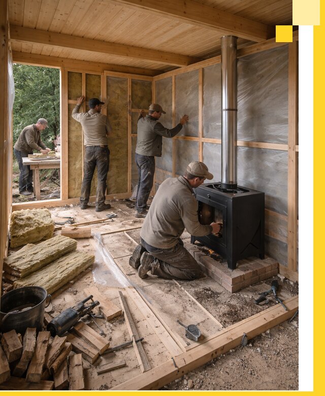 Профессиональный монтаж бань под ключ в Ялте для дома