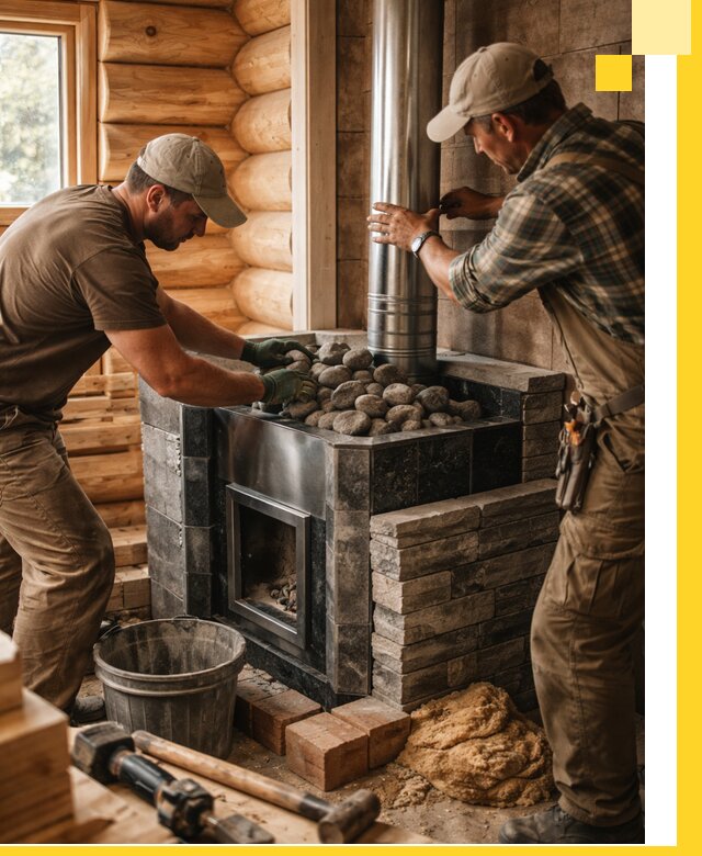 Строительство и отделка русских бань под ключ в Ялте