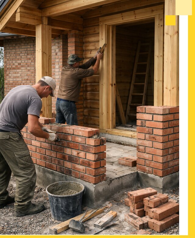 Строительство кирпичных бань под ключ в Ялте с гарантией качества