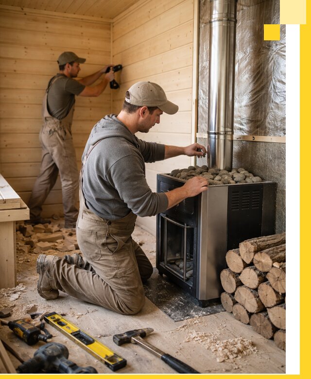 Строительство деревянных бань под ключ в Ялте проекты и монтаж