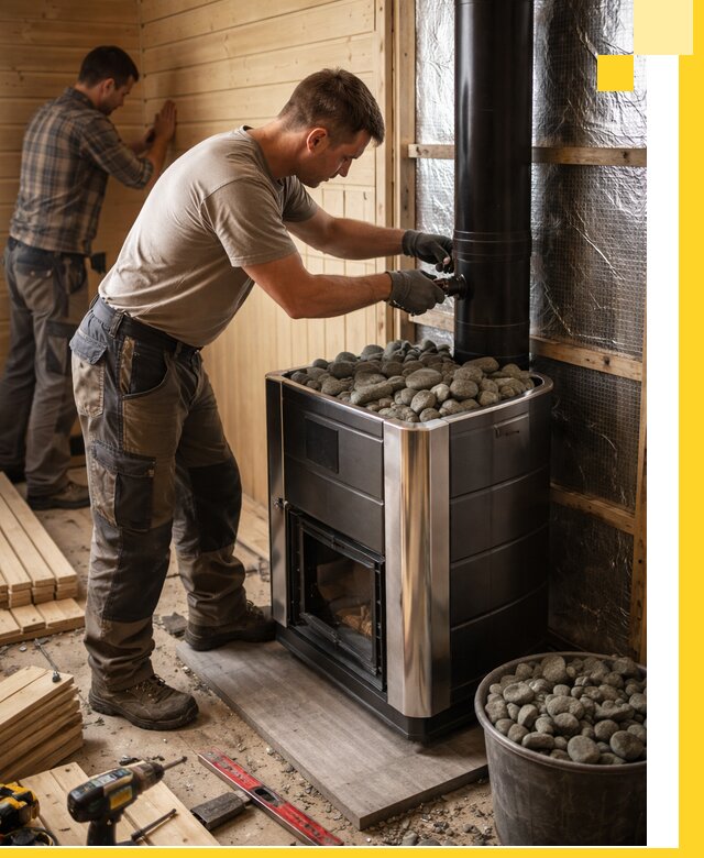 Проектирование и строительство парилок для бани в Ялте под ключ