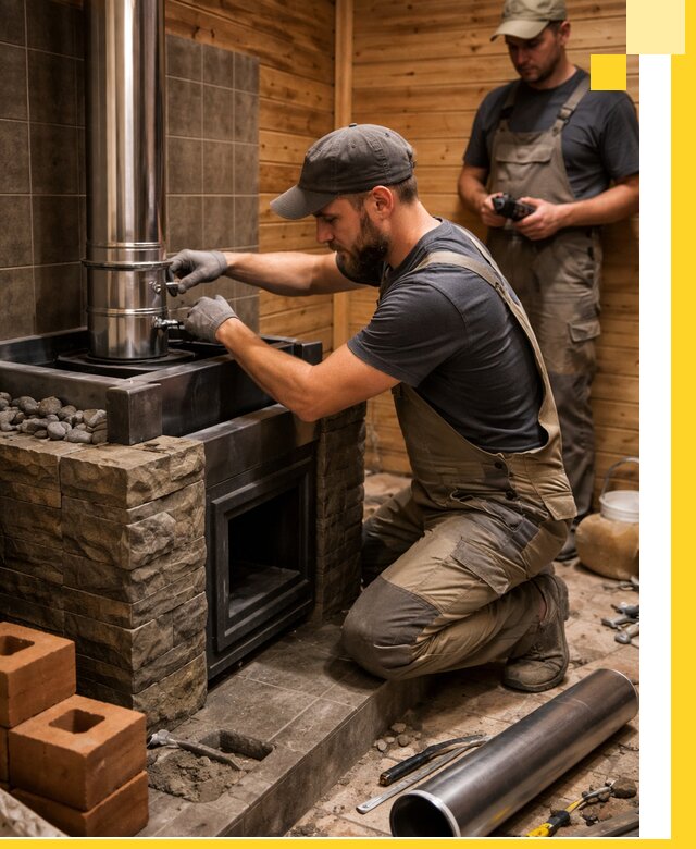 Изготовление и установка банных печей под ключ в Ялте