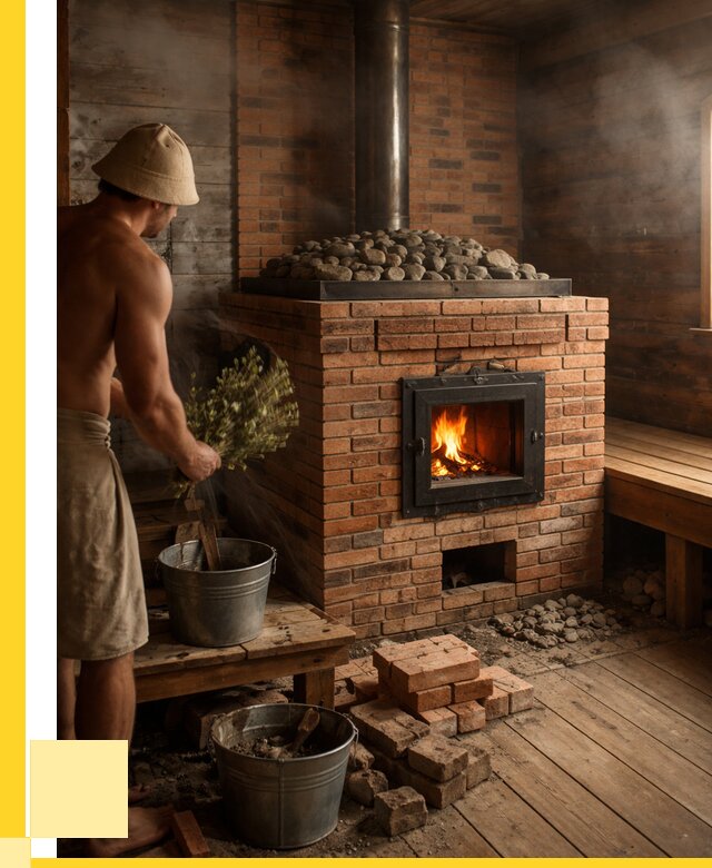 Кирпичные банные печи в Ялте от 91944 р. | ЭриданЯлт