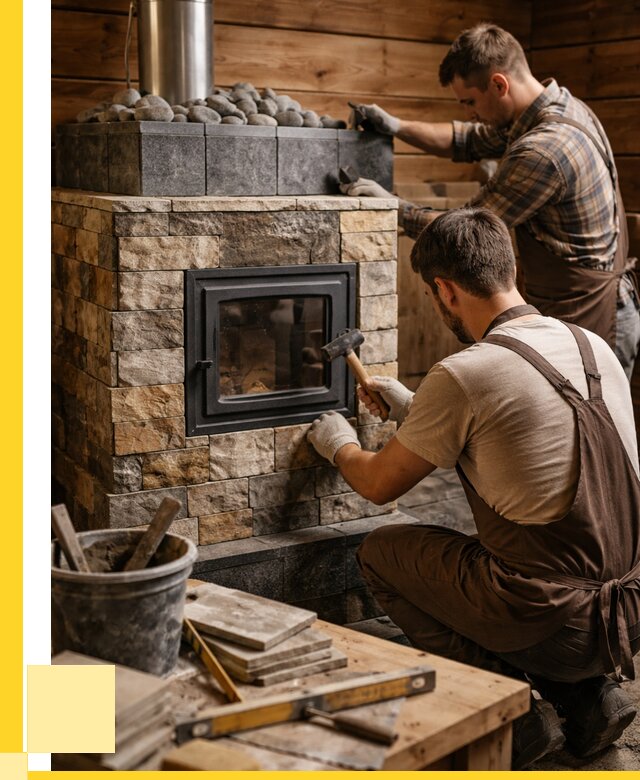 Облицовка банной печи в Ялте от 15324 р. | ЭриданЯлт