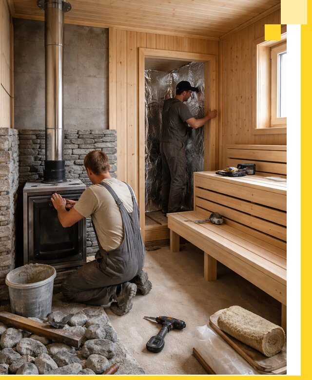 Строительство и изготовление бань под ключ в Ялте