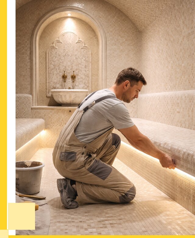 Отделка хамамов под ключ в Ялте от 5619 р. | ЭриданЯлт