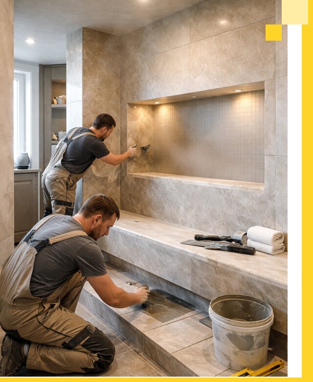 Профессиональное строительство хамама в квартире в Ялте