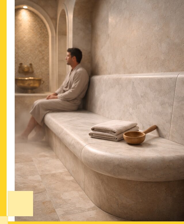 Сиденья для хамама в Ялте под ключ от 12259 р. | ЭриданЯлт