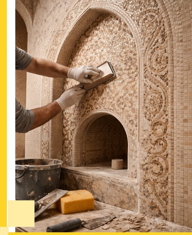 Мозаика для хамама в Ялте под ключ от 5108 р. | ЭриданЯлт