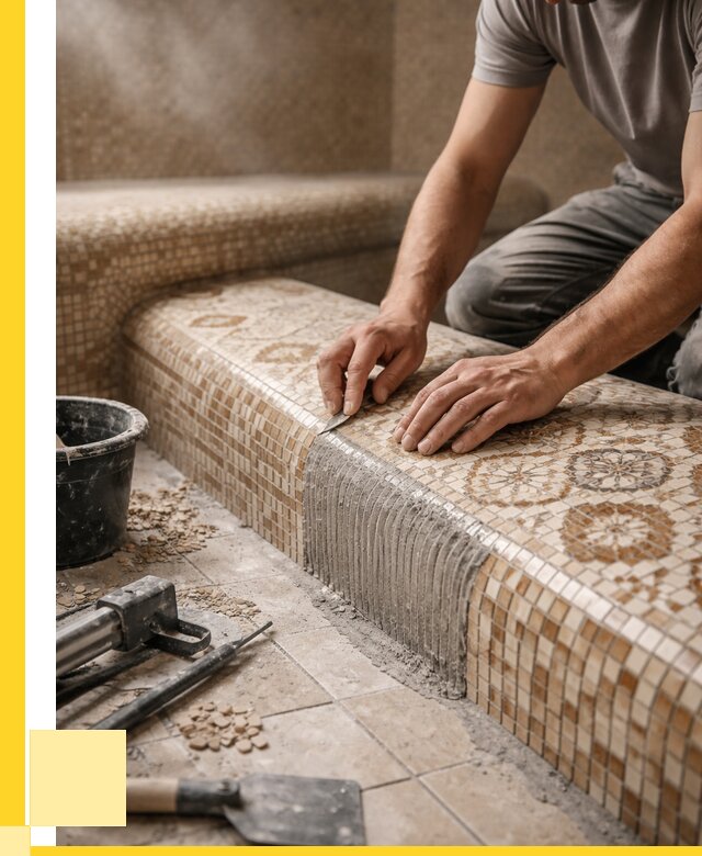 Плитка для хамама под ключ в Ялте от 3576 р. | ЭриданЯлт