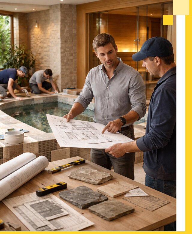 Проектирование SPA зон под ключ в Ялте с инженерией